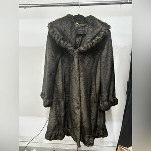 Jones New York Faux Fur Coat